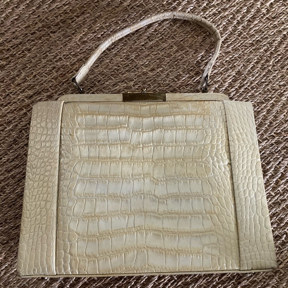 Vintage GOLDLINE Alligator Purse Handbag Authentic. 60’s.